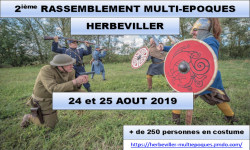 24/25 août 2019 - Herbeviller - Rassemblement multi-époques et marché artisanal 
