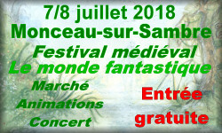 7/8 juillet - Monceau-sur-Sambre - Fête médiévale